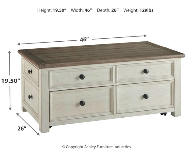 Mesa de cóctel elevable Bolanburg