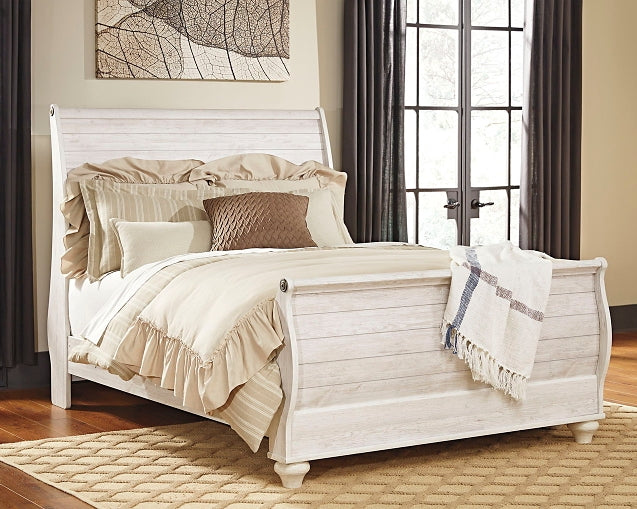Willowton Sleigh Bed