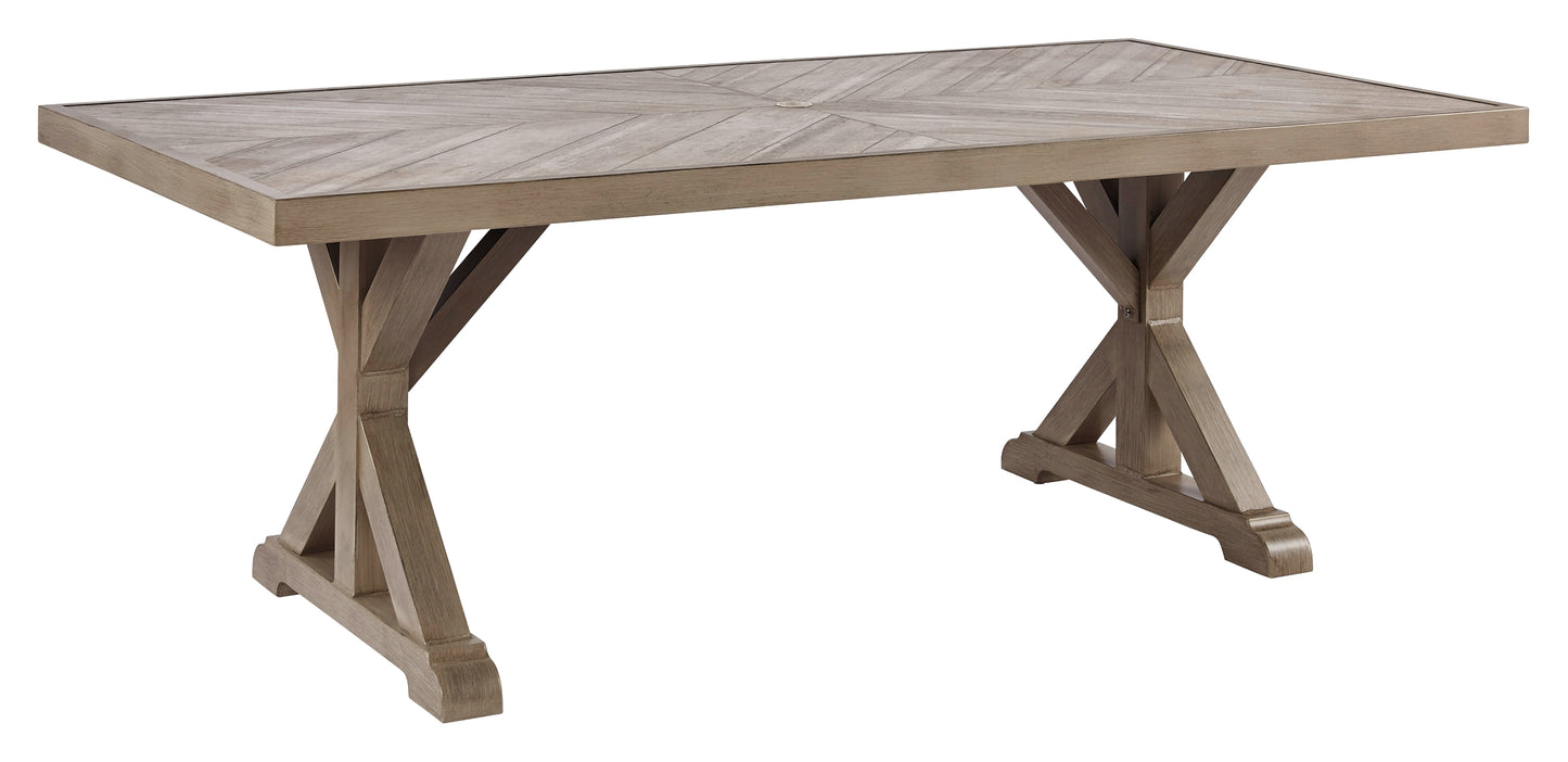 Mesa de comedor rectangular Beachcroft con UMB OPT