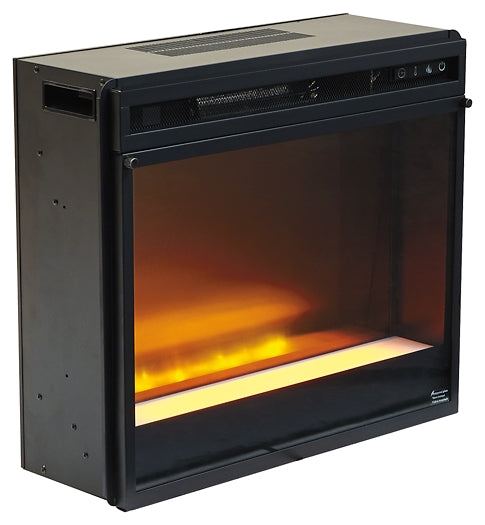 Mueble para TV Wynnlow de 63" con chimenea eléctrica