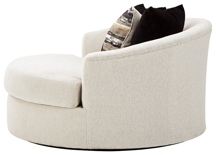 Silla giratoria redonda extragrande Cambri