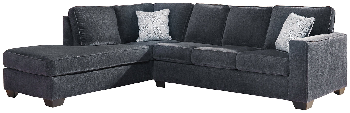 Sofá cama seccional de dos piezas con chaise longue Altari