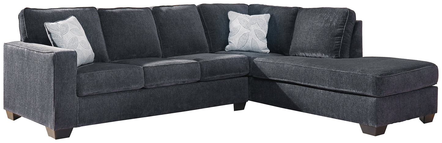 Sofá cama seccional de dos piezas con chaise longue Altari