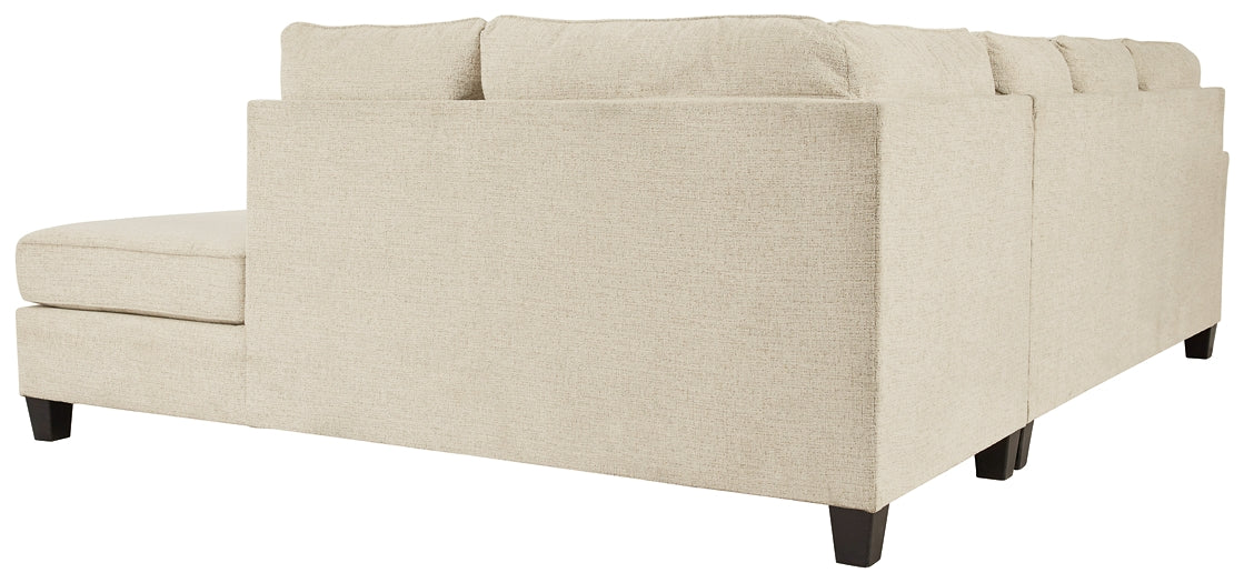 Seccional Abinger de 2 piezas con chaise longue