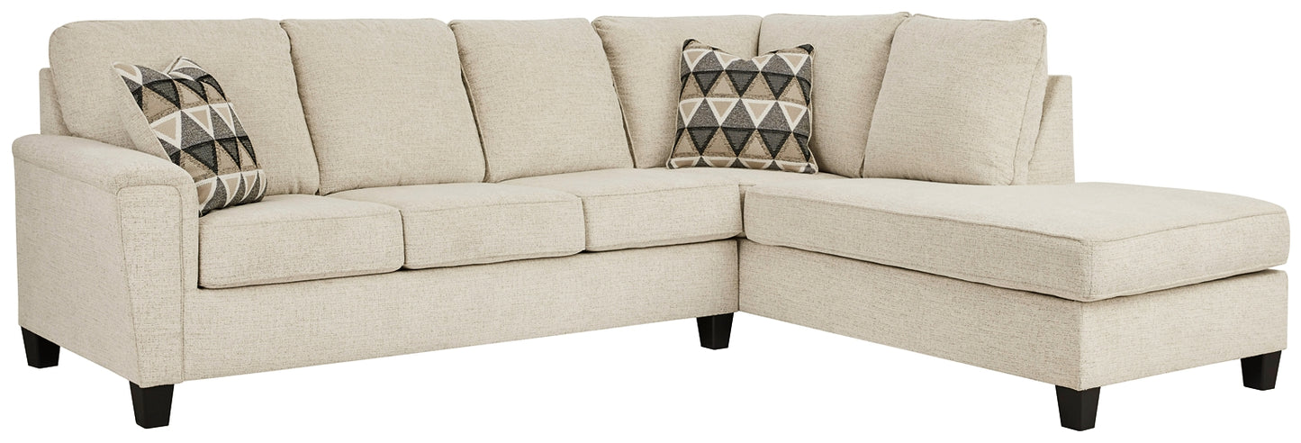 Seccional Abinger de 2 piezas con chaise longue