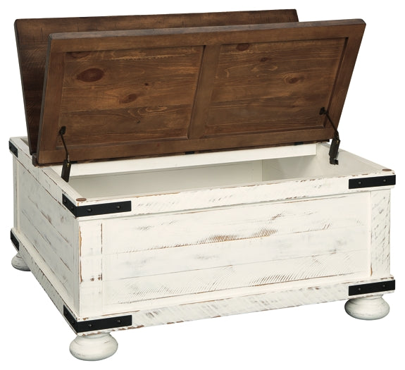 Mesa de cóctel Wystfield con almacenamiento