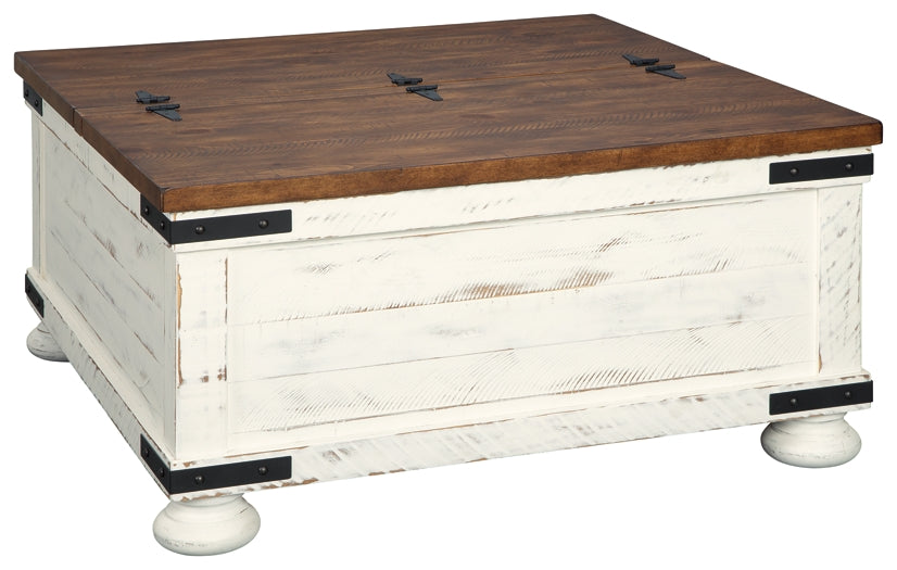 Mesa de cóctel Wystfield con almacenamiento