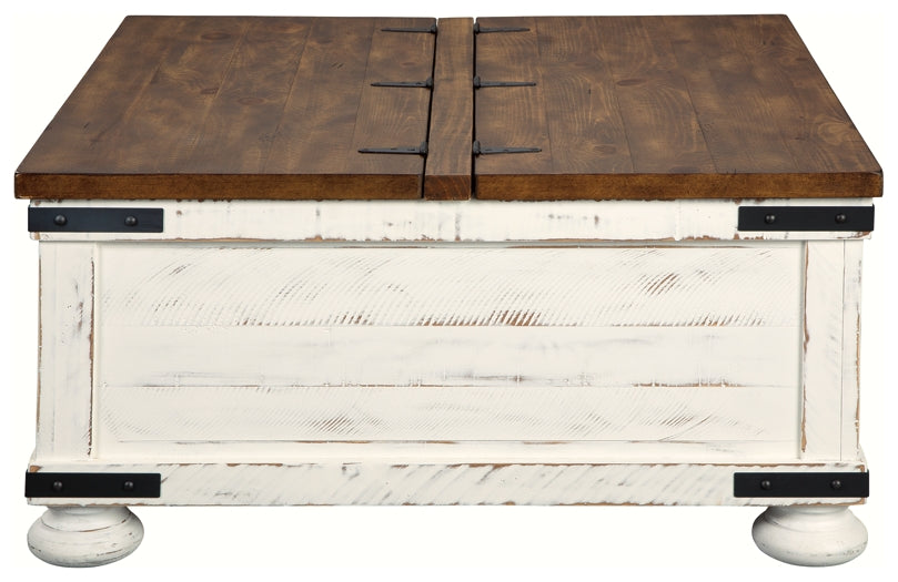 Mesa de cóctel Wystfield con almacenamiento