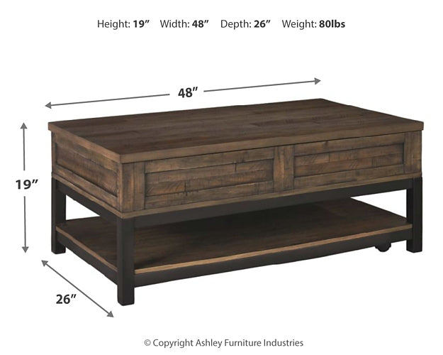 Mesa de cóctel elevable Johurst