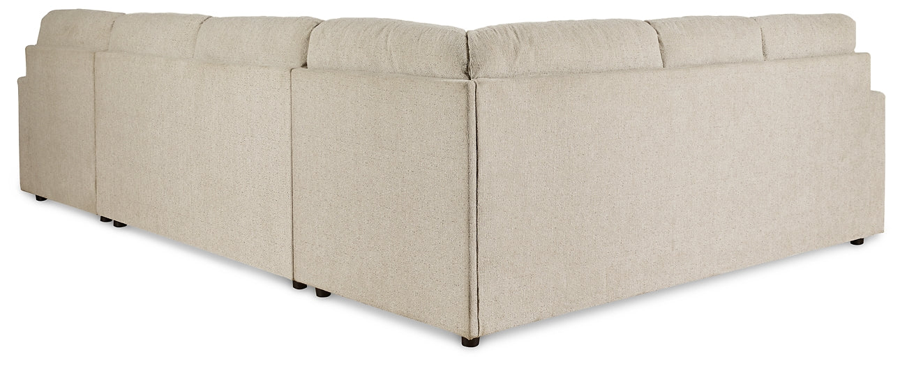 Seccional Edenfield de 3 piezas con chaise longue