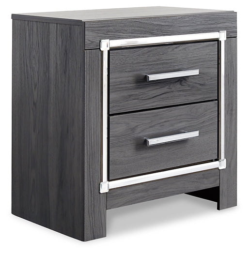 Lodanna Panel Bed With Mirrored Dresser, Chest And Nightstand