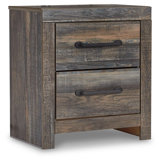 Drystan Bookcase Headboard With Mirrored Dresser And 2 Nightstands