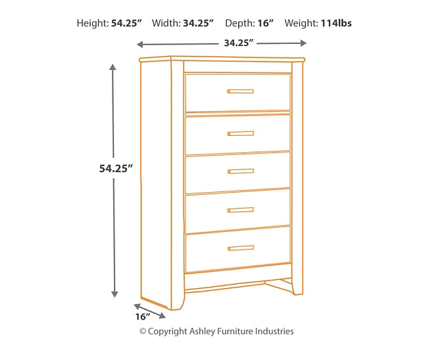 Brinxton Panel Headboard With Mirrored Dresser, Chest And Nightstand