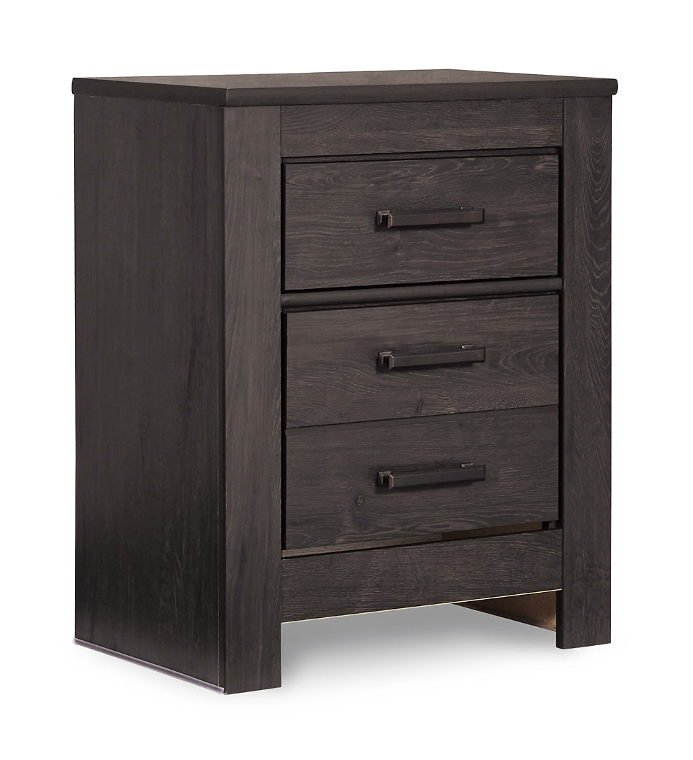 Brinxton Panel Headboard With Mirrored Dresser, Chest And Nightstand