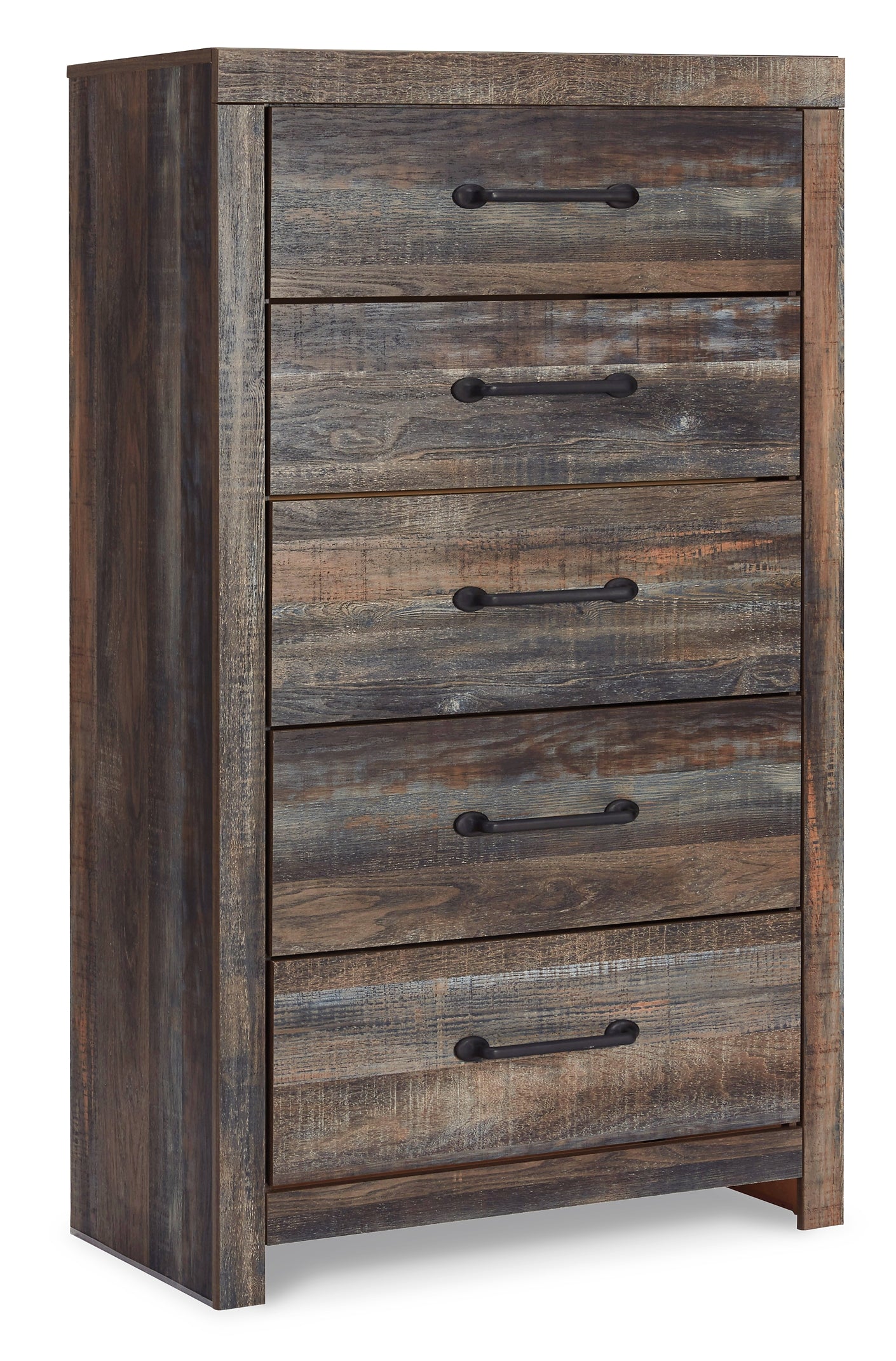 Drystan Bookcase Bed With Mirrored Dresser And Chest