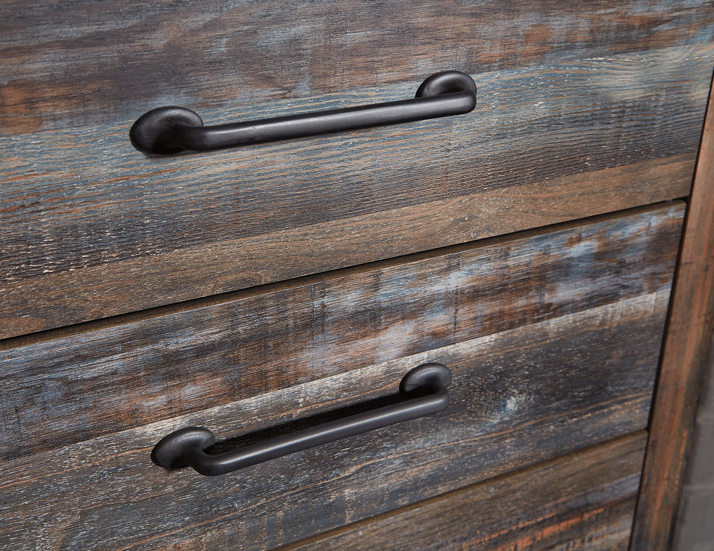 Drystan Panel Headboard With Mirrored Dresser