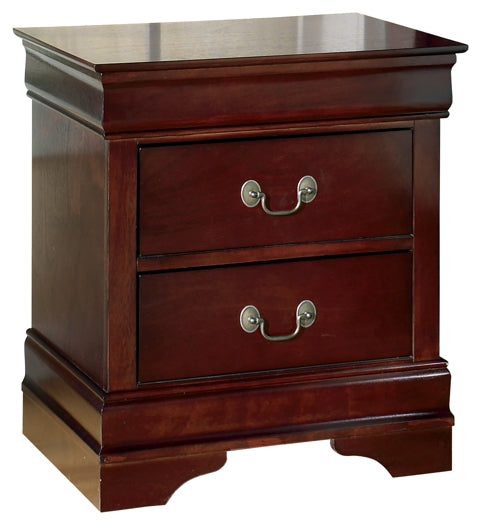 Alisdair Sleigh Bed With Mirrored Dresser And 2 Nightstands