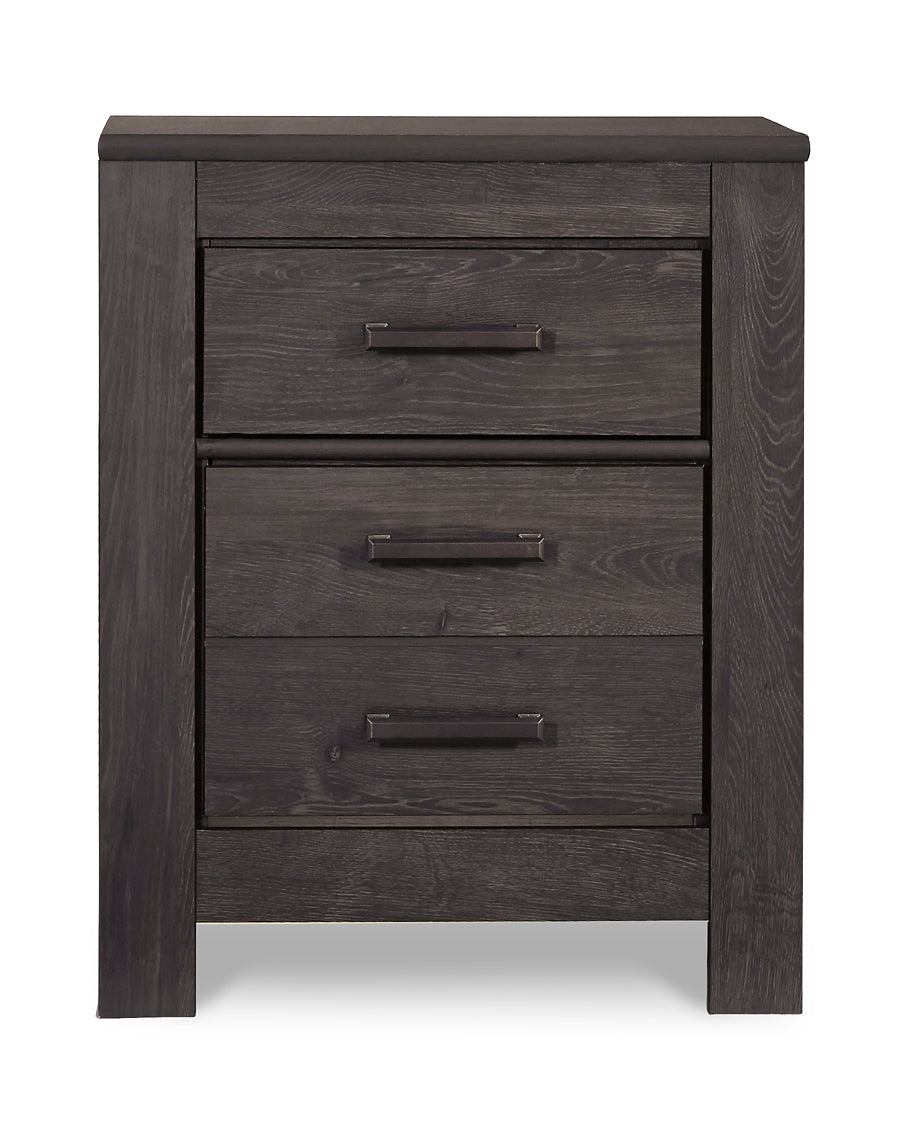 Brinxton Panel Bed With Mirrored Dresser And 2 Nightstands