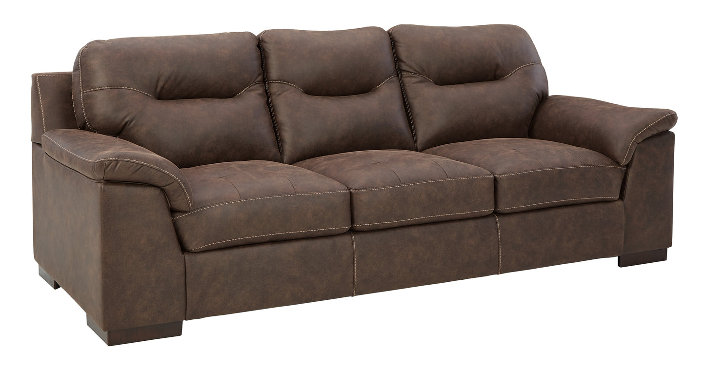 Sofá, loveseat, silla y otomana Maderla