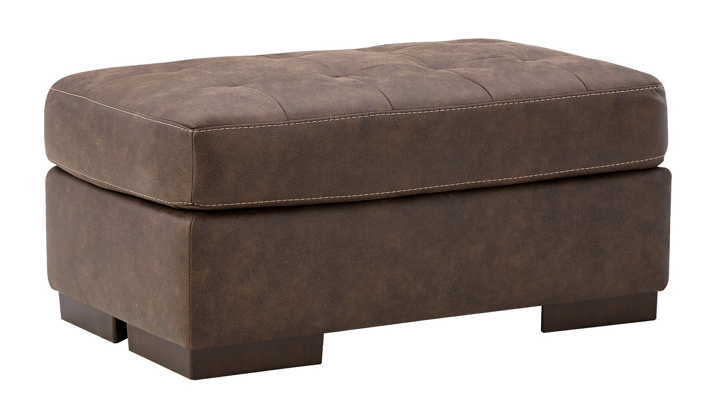 Sofá, loveseat, silla y otomana Maderla