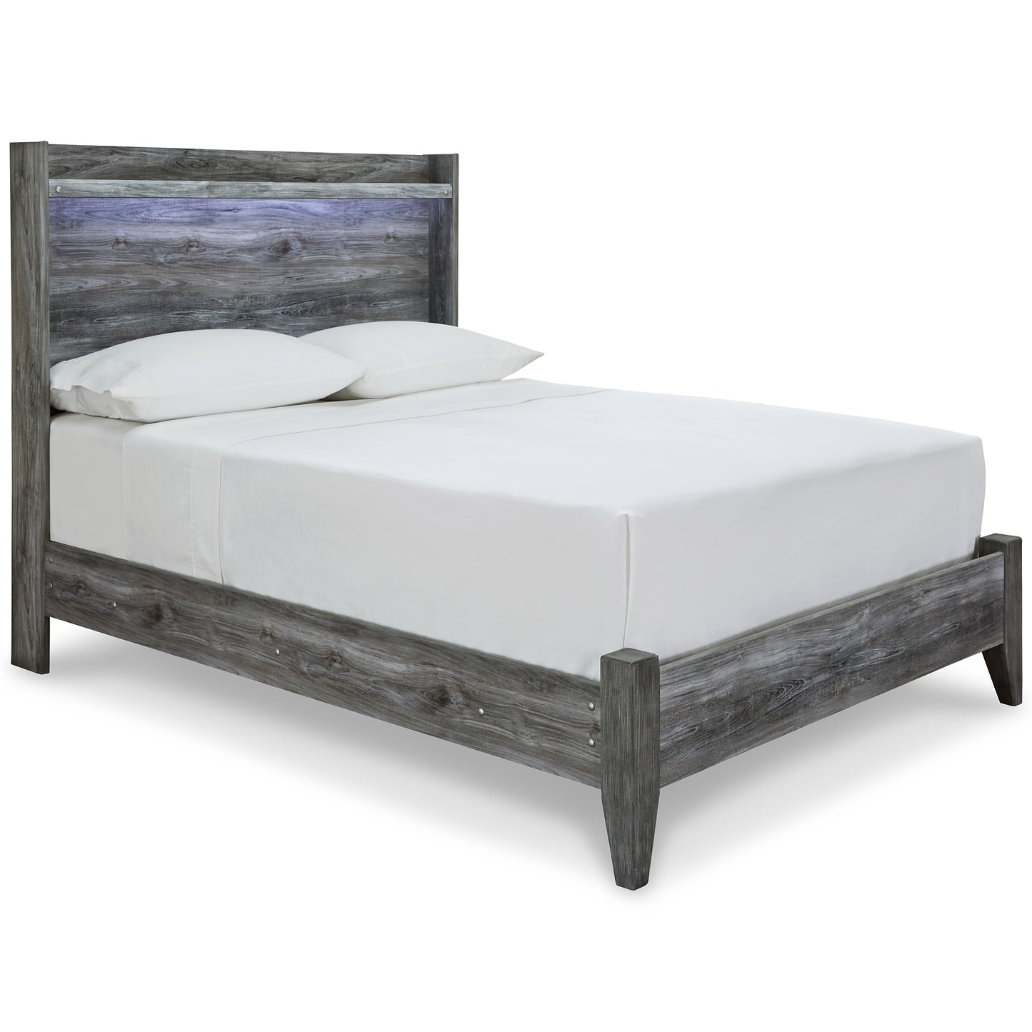 Baystorm Panel Bed With Mirrored Dresser