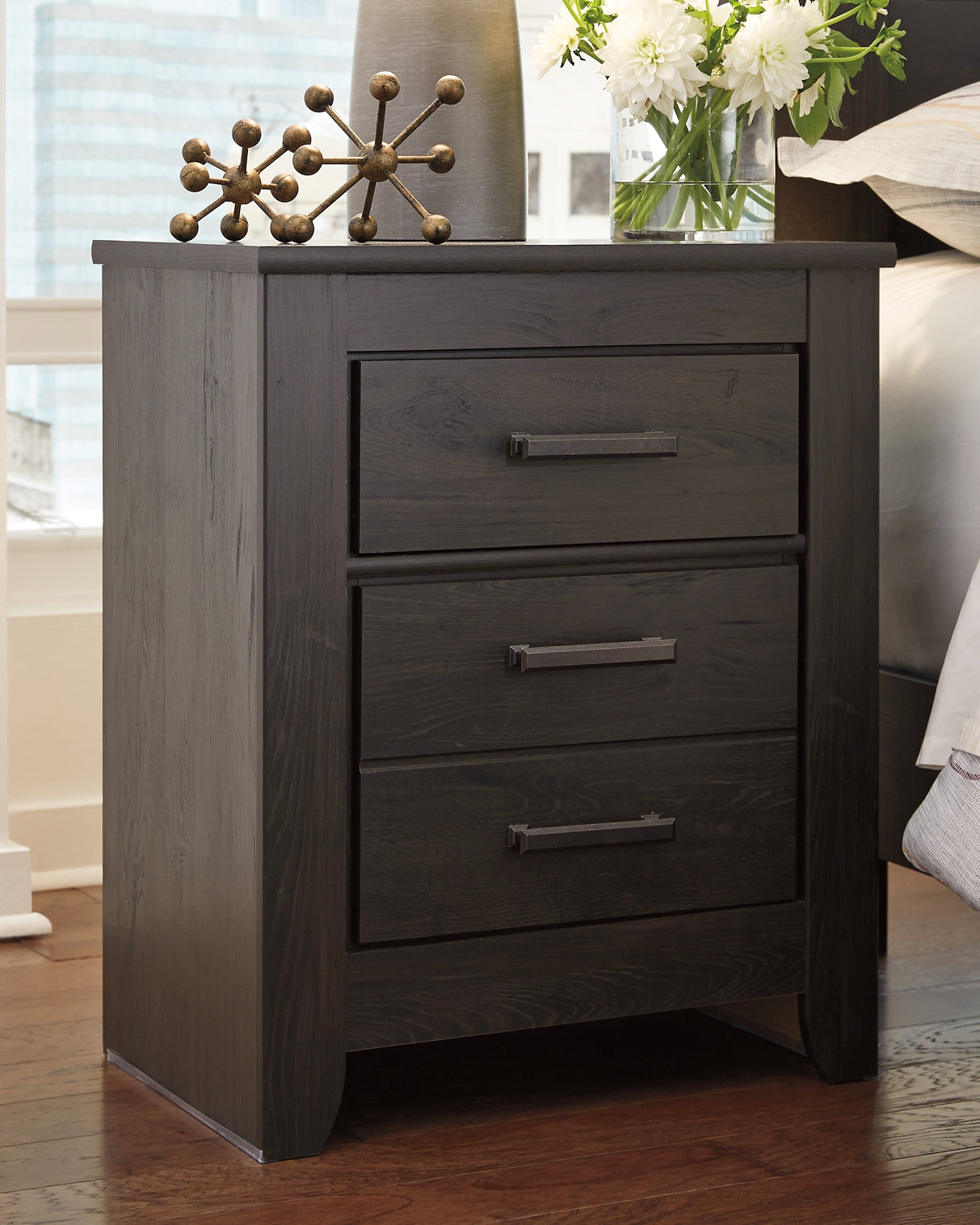 Brinxton Panel Bed With Nightstand