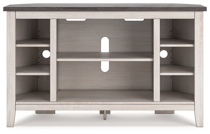 Mueble de TV esquinero/chimenea Dorrinson OPT