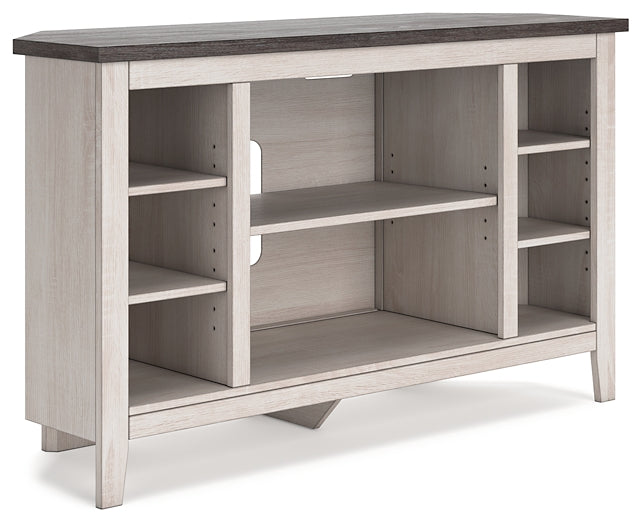 Mueble de TV esquinero/chimenea Dorrinson OPT
