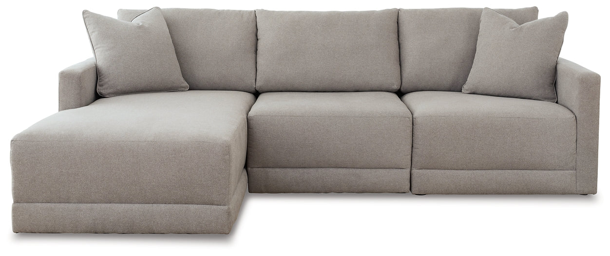 Seccional Katany de 3 piezas con chaise longue
