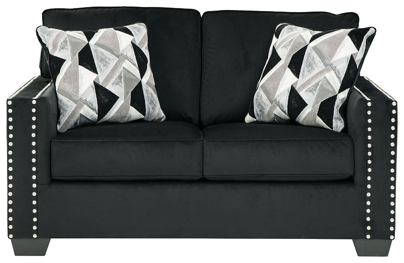 Sofá, loveseat, silla y otomana Gleston