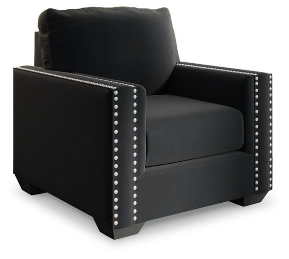 Sofá, loveseat, silla y otomana Gleston
