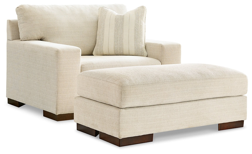 Sofá, loveseat, silla y otomana Maggie