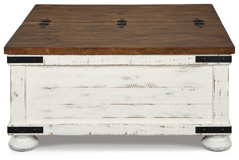 Mesa de cóctel Wystfield con almacenamiento