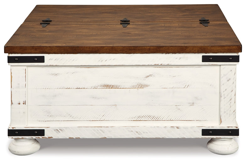 Mesa de cóctel Wystfield con almacenamiento