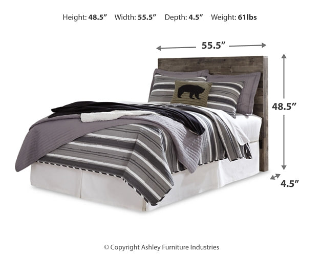 Derekson Panel Headboard With Mirrored Dresser, Chest And Nightstand