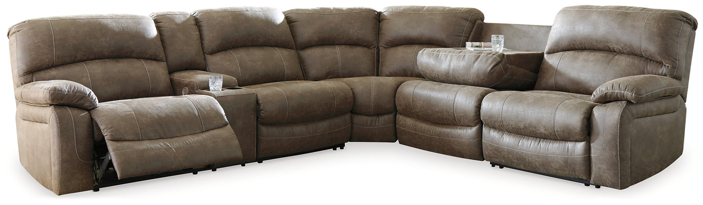 Seccional reclinable eléctrico de 4 piezas Segburg