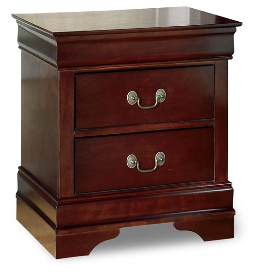 Alisdair Sleigh Bed With Mirrored Dresser And 2 Nightstands