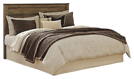 Trinell /California King Panel Headboard With Mirrored Dresser And Chest