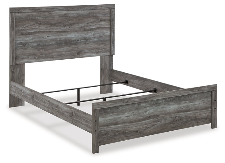 Cama Bronyan con paneles, cómoda y espejo