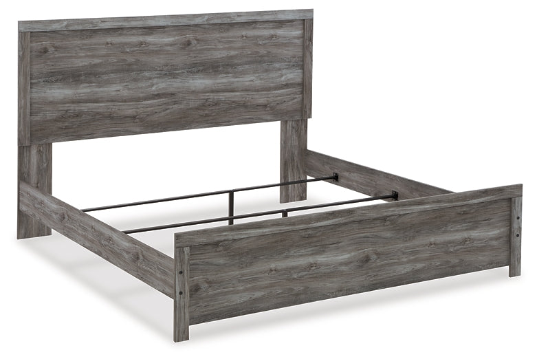 Cama Bronyan con paneles, cómoda y espejo