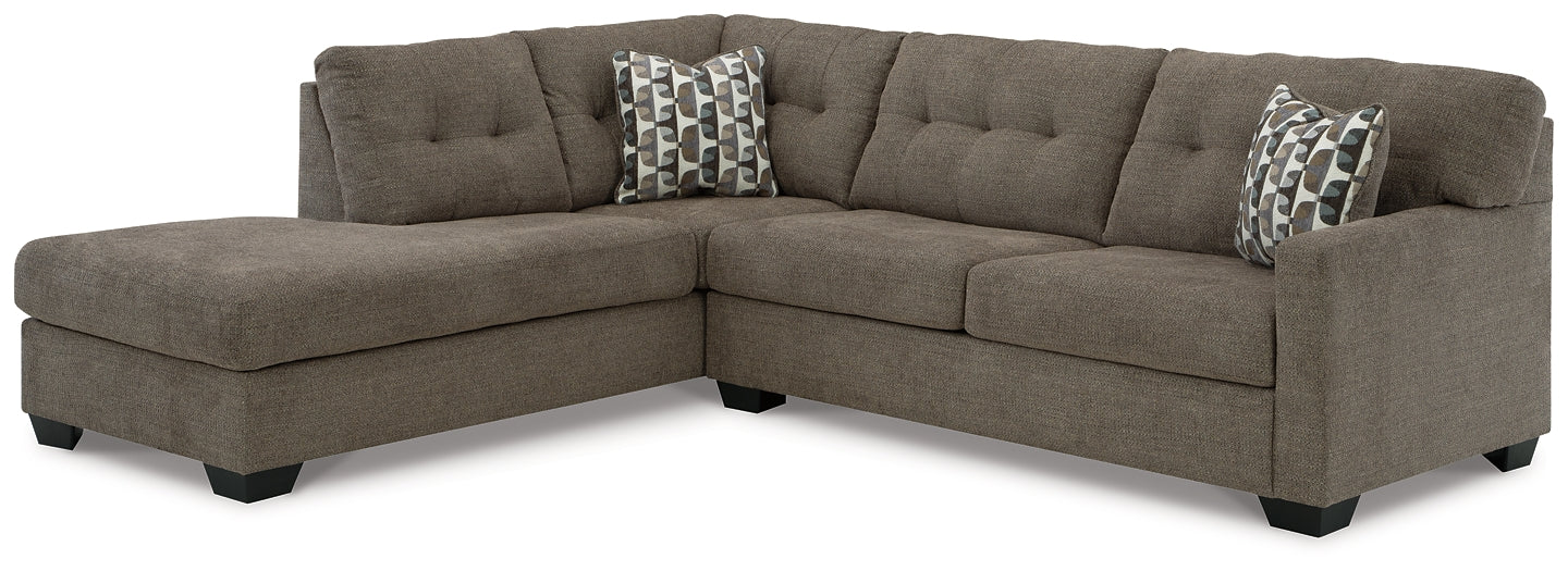 Seccional cama Mahoney de 2 piezas con chaise longue