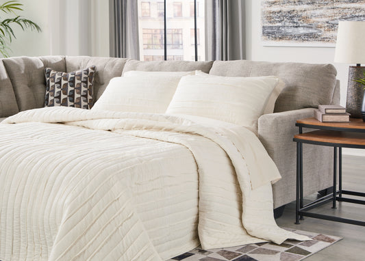 Seccional cama Mahoney de 2 piezas con chaise longue