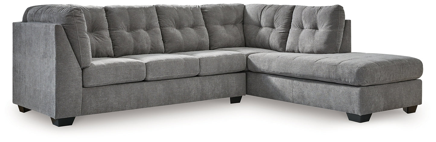 Seccional cama Marleton de 2 piezas con chaise longue