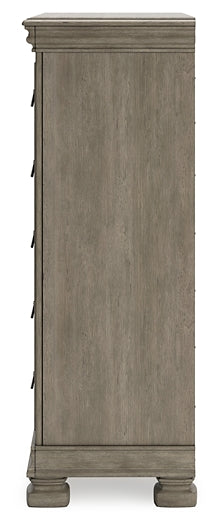 Cómoda de cinco cajones Lexorne