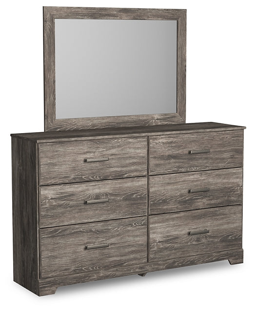 Ralinksi Panel Bed With Mirrored Dresser