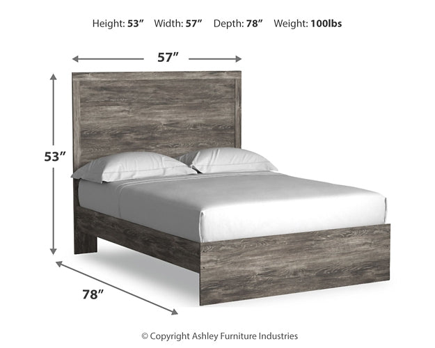 Ralinksi Panel Bed With Mirrored Dresser