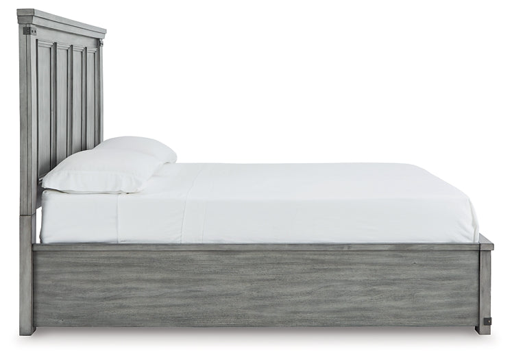 Cama con almacenaje Russelyn y tocador con espejo