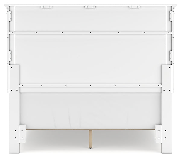 Fortman Panel Bed With Mirrored Dresser, Chest And 2 Nightstands