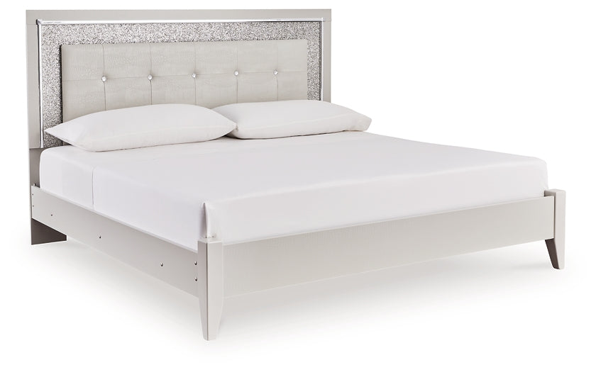 Cama tapizada con paneles Zyniden