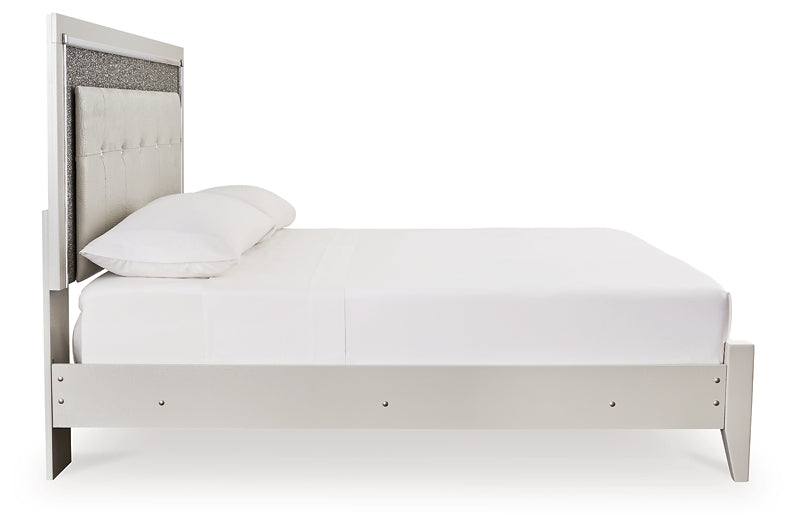 Cama tapizada con paneles Zyniden